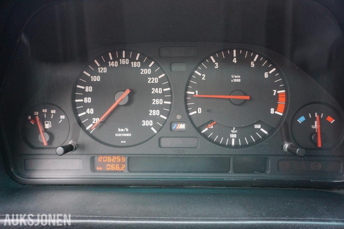1991 BMW M5 3.5-315 - Eu-godkjent til 08/26 - Km: 206400